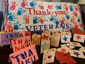 thankful for veterans bulletin board