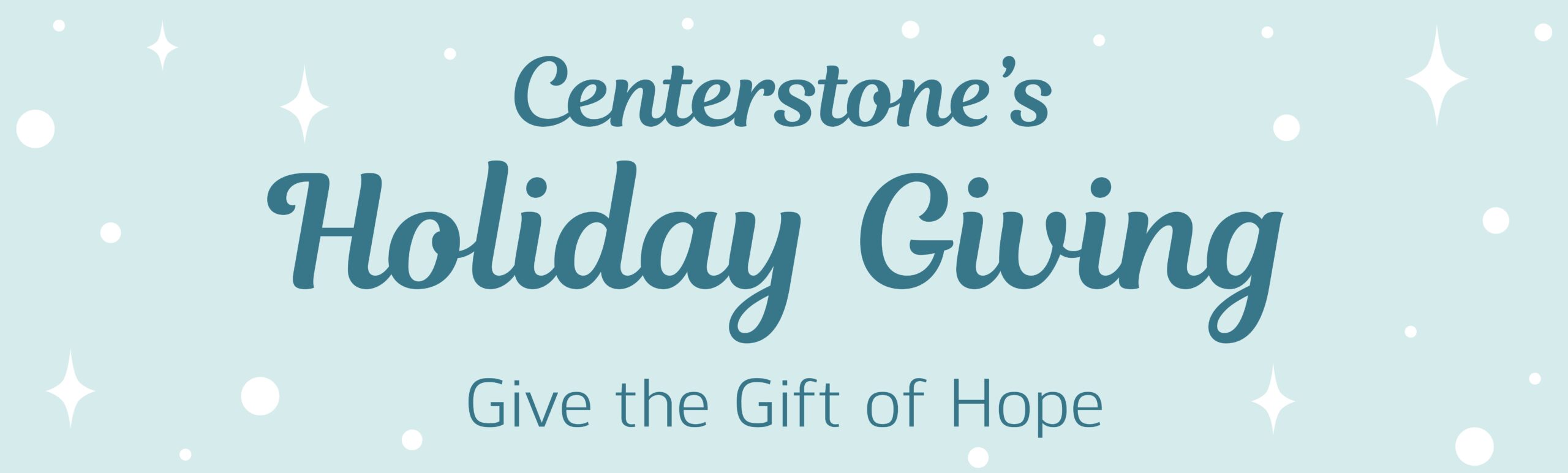 The Season of Giving banner