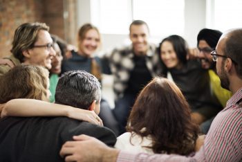 Team Huddle Harmony Togetherness Happiness Concept Team Huddle Harmony Togetherness Happiness Concept
