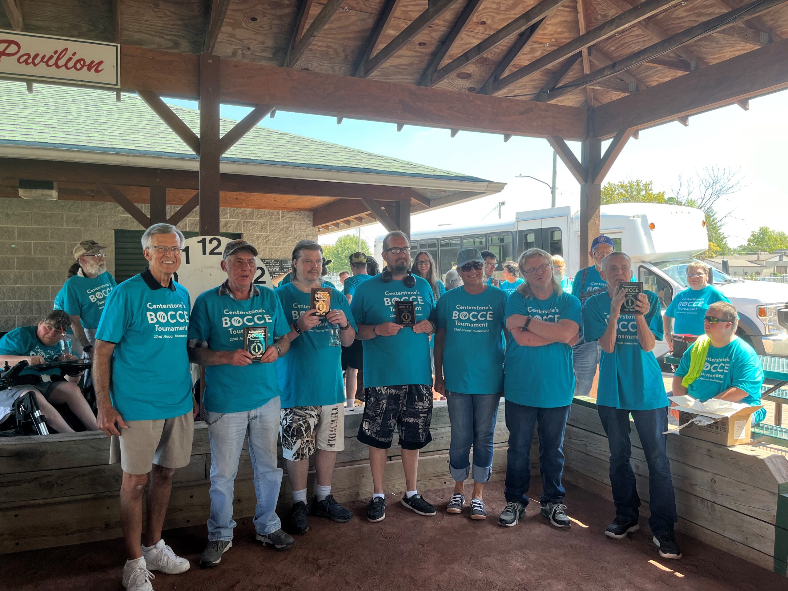 Bocce Client Day 1st Place Team