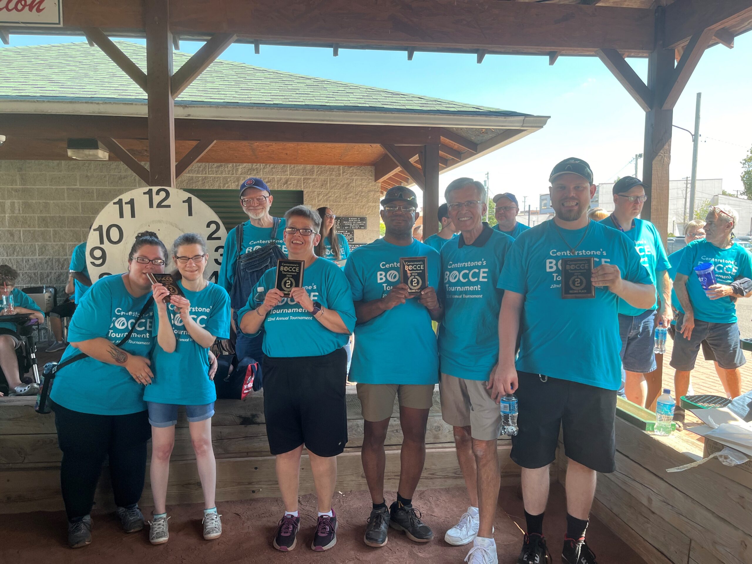 Bocce Client Day 2nd Place Team
