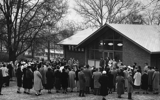 Dedication of Mental Health Guidance Center 1955